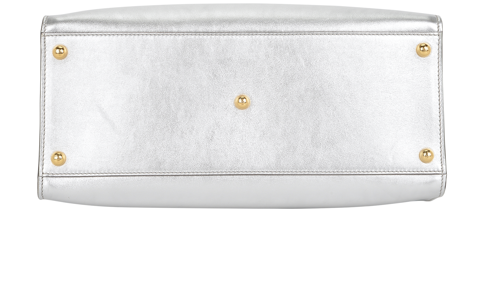 Medium Sunshine Tote, &pound;1,300, Handbags, Silver, Leather, Top view